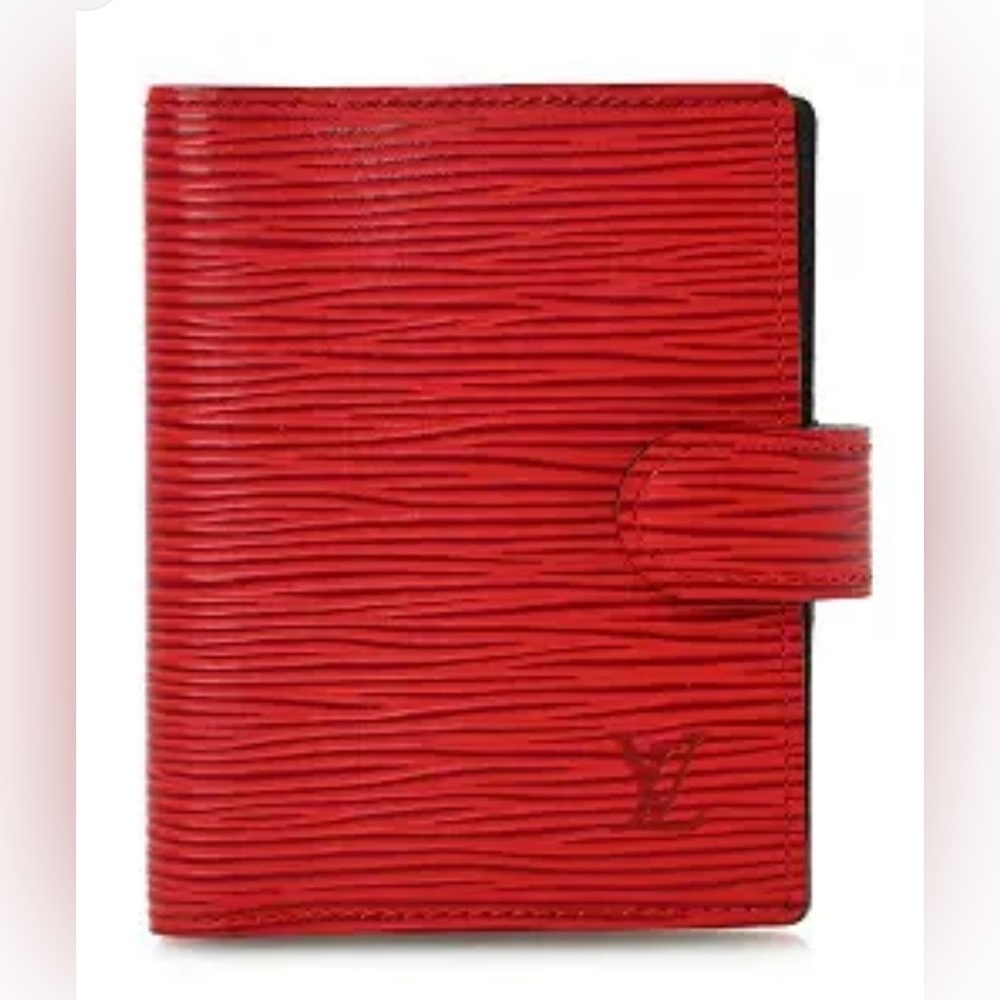 Louis Vuitton Red Epi Leather Agenda Cover, EUC